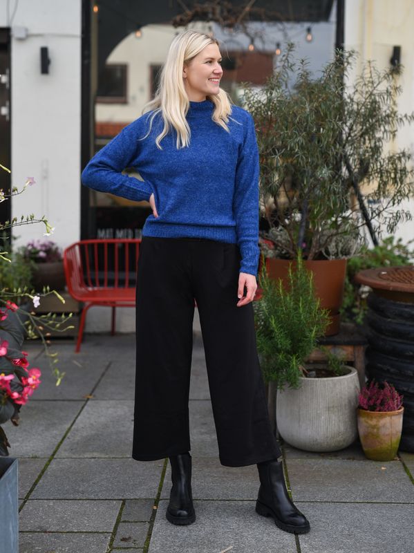 Kate Sus Wide Pant Cropped (svart)