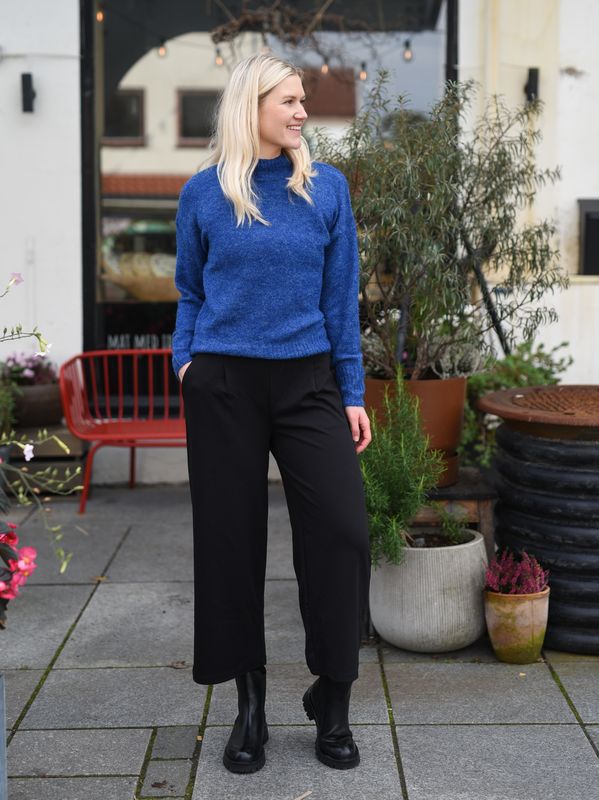 Kate Sus Wide Pant Cropped (svart)